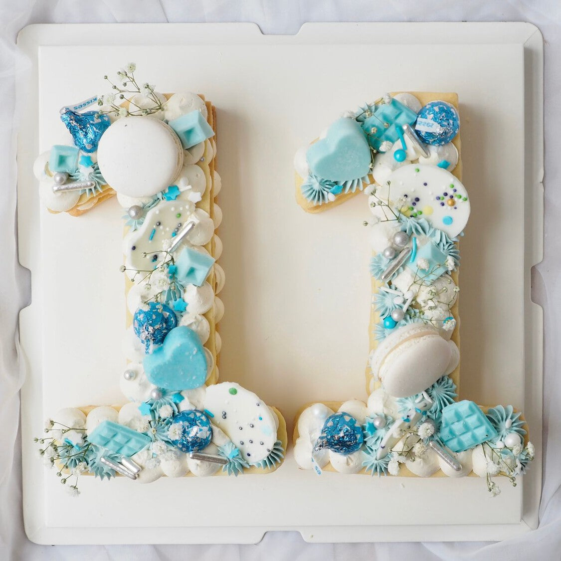 Minis Monogram Cookie | Number Letter Birthday Cookie