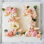 Minis Monogram Cookie | Number Letter Birthday Cookie