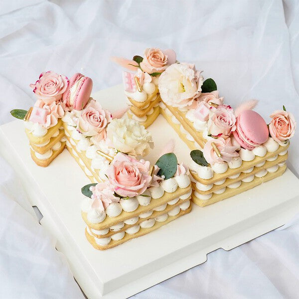 Minis Monogram Cookie | Number Letter Birthday Cookie