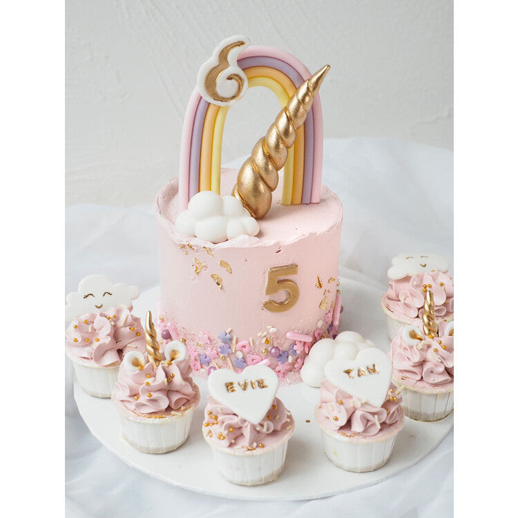 Loulou Unicorn Rainbow | Cake and Cupcake Set
