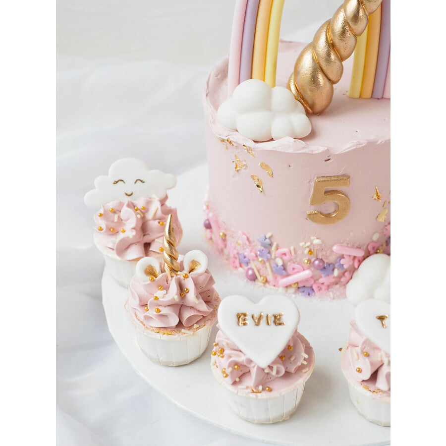 Loulou Unicorn Rainbow | Cake and Cupcake Set