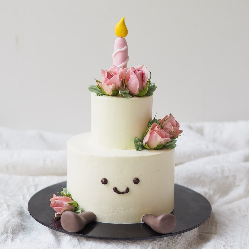 Rosie Bloom Cake | Mini 2 tier Jellycat Cake