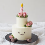 Rosie Bloom Cake | Mini 2 tier Jellycat Cake
