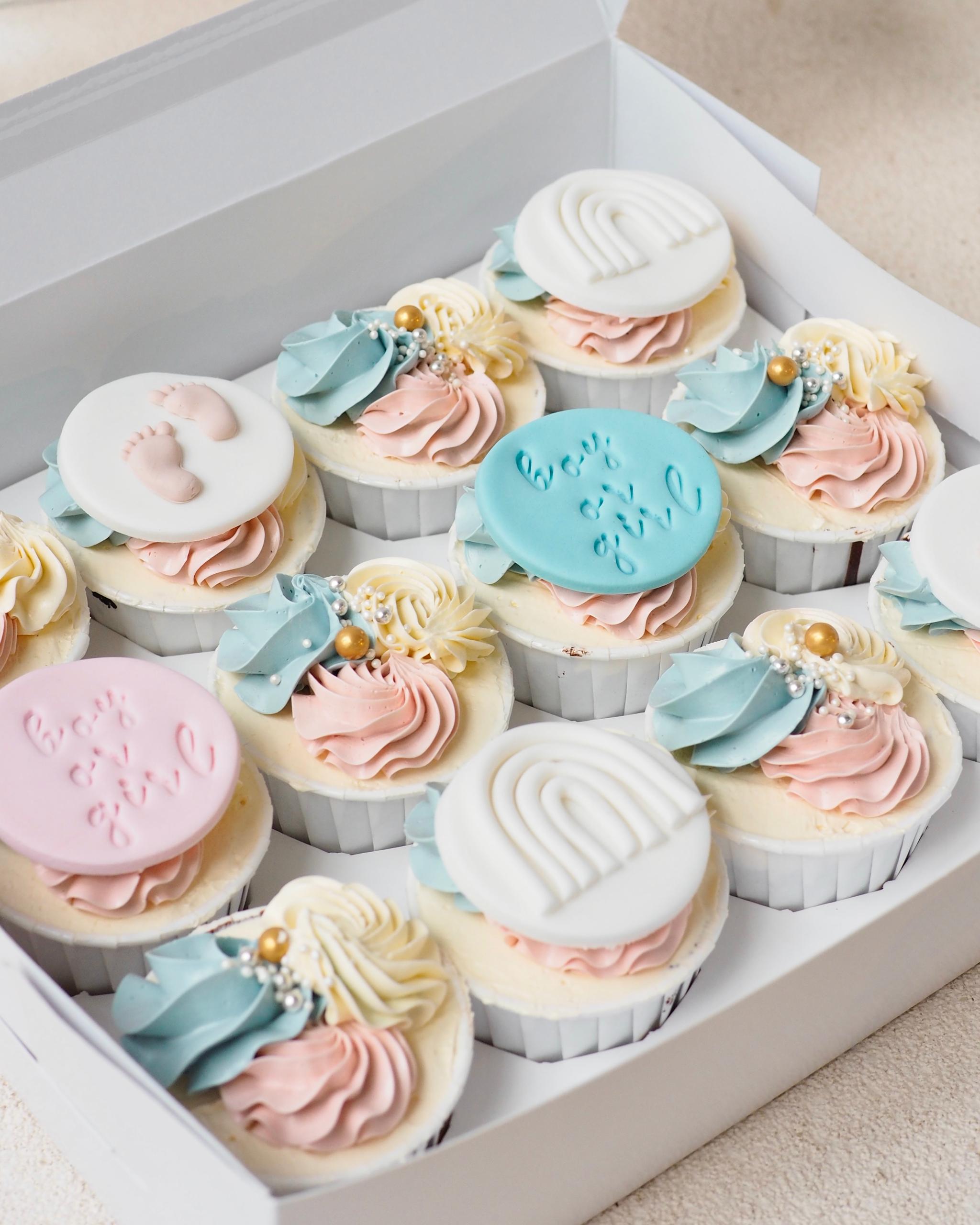 Gender Reveal Cupcakes