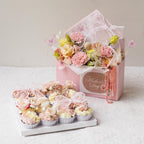 Mum’s Garden Pair | Mother’s Day Flower Box & Mini Cupcakes