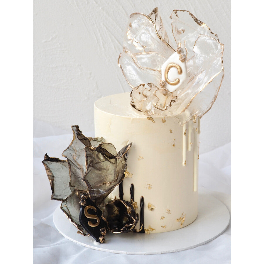 Saint-Claire Cake | Black White Birthday Cake
