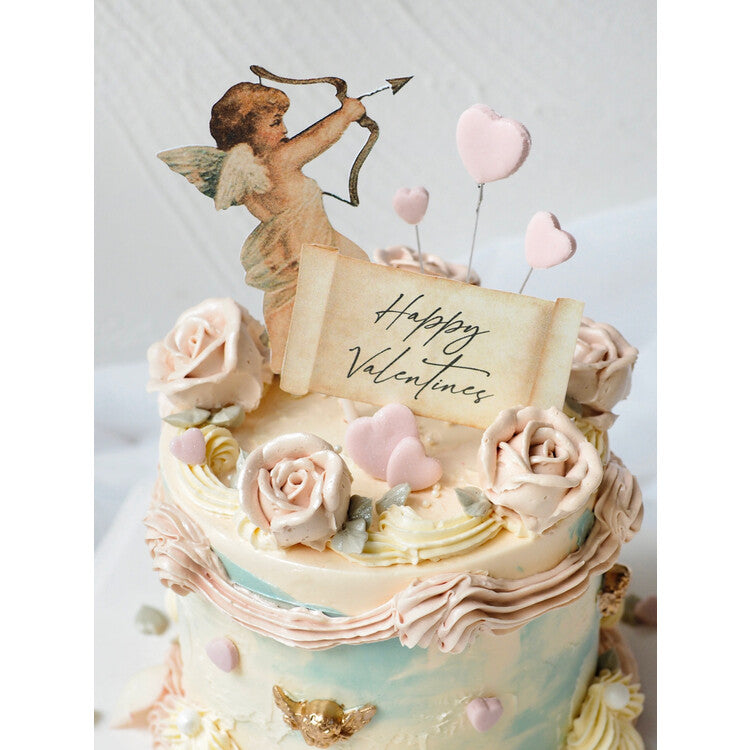 Cupid's Beau Cake | Pastel Angel Birthday Cake