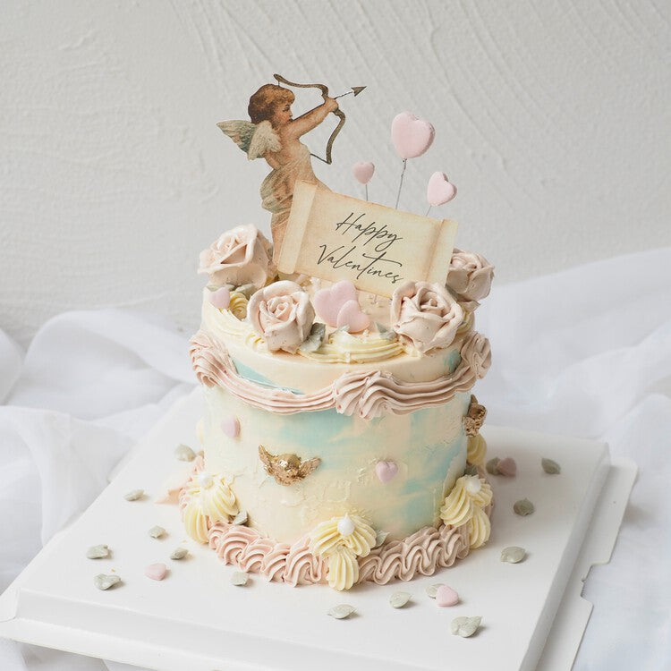 Cupid's Beau Cake | Pastel Angel Birthday Cake