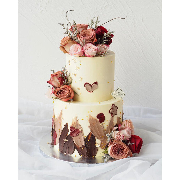 Love Addict Cake | Red Pastel Birthday Cake