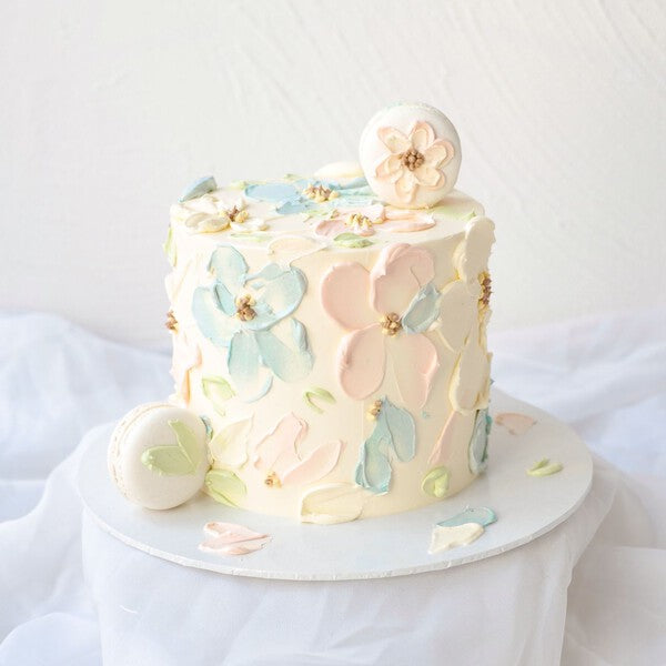 Freya Cake | Floral Painted Birthday Cake