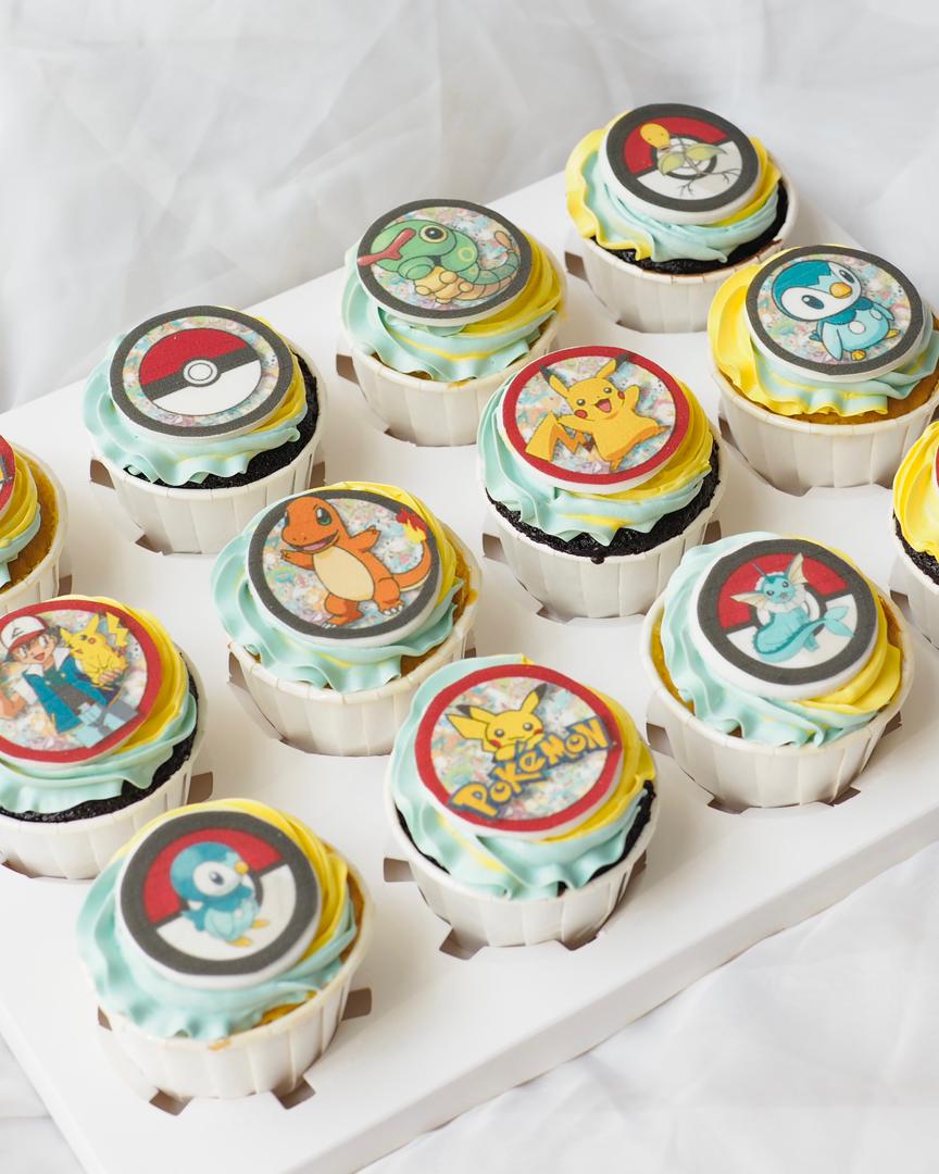 Poke- Go Cupcakes | Cartoon Celebration Cupcakes