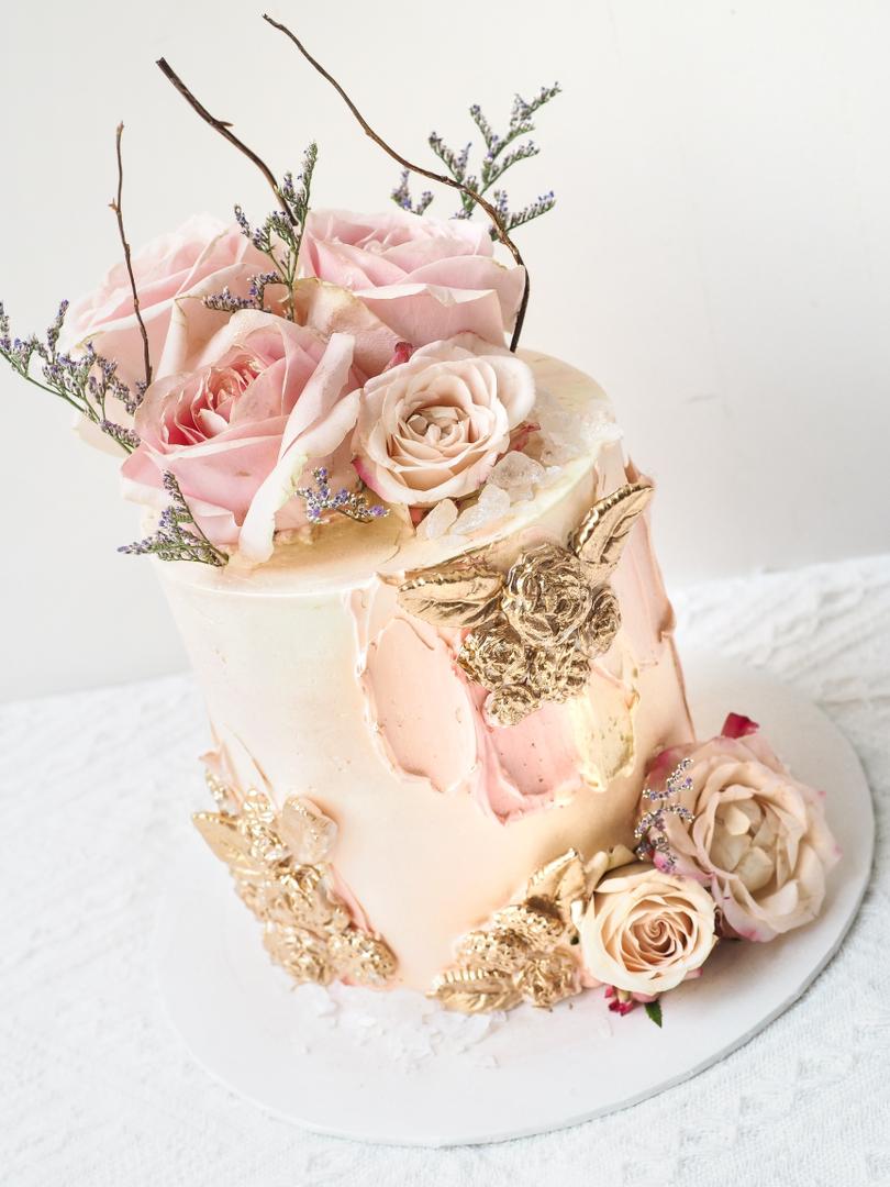 Aileen Cake | Pink Blush Birthday Cake