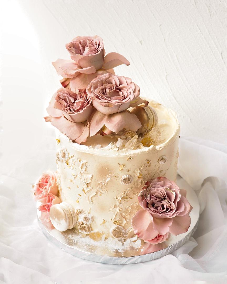 Isabel Cake | Rose Floral Birthday Cake
