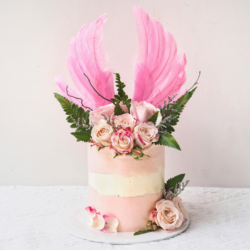 Pink Angel Faultline Cake
