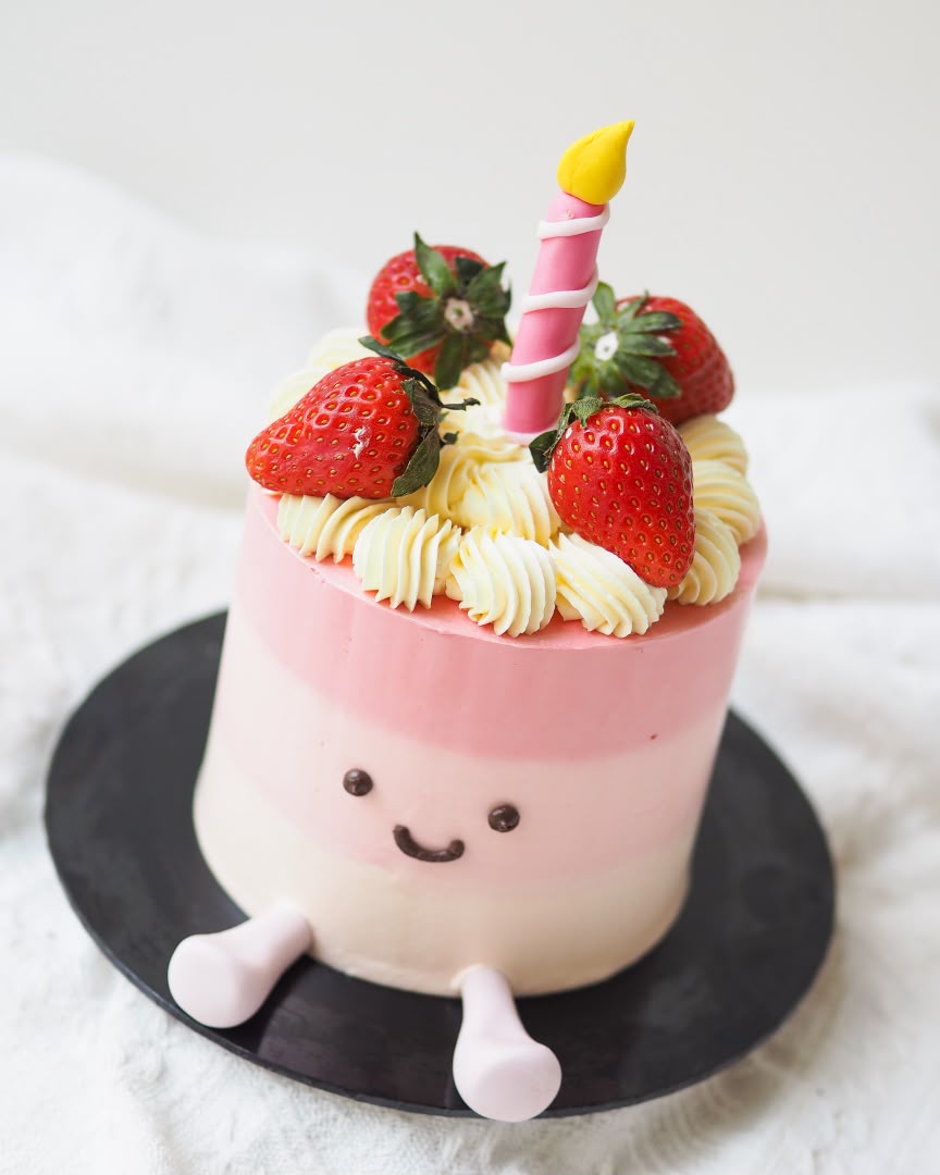 Berry Happy Cake | Strawberry Jellycat Birthday Cake