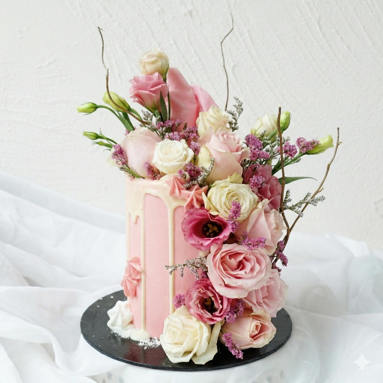 Secret Garden Cake | Floral Birthday Cake