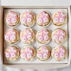 Pink Baby Pram Cupcake Set