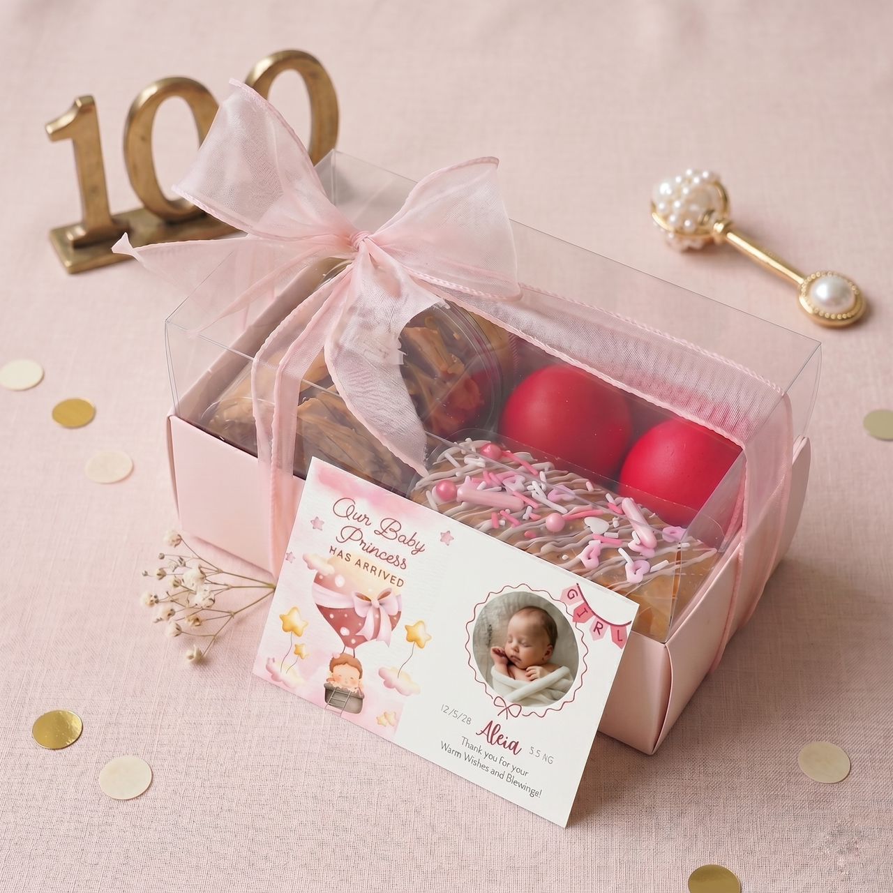 Baby Princess Fullmoon Set of 10 | Girl Fullmoon Gift Box