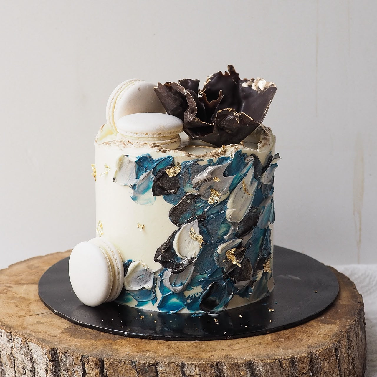 Darling Hela Cake | Blue Tone Birthday Cake