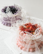 Butterfly Berry Cake | Vintage Ribbon Fruit Cake
