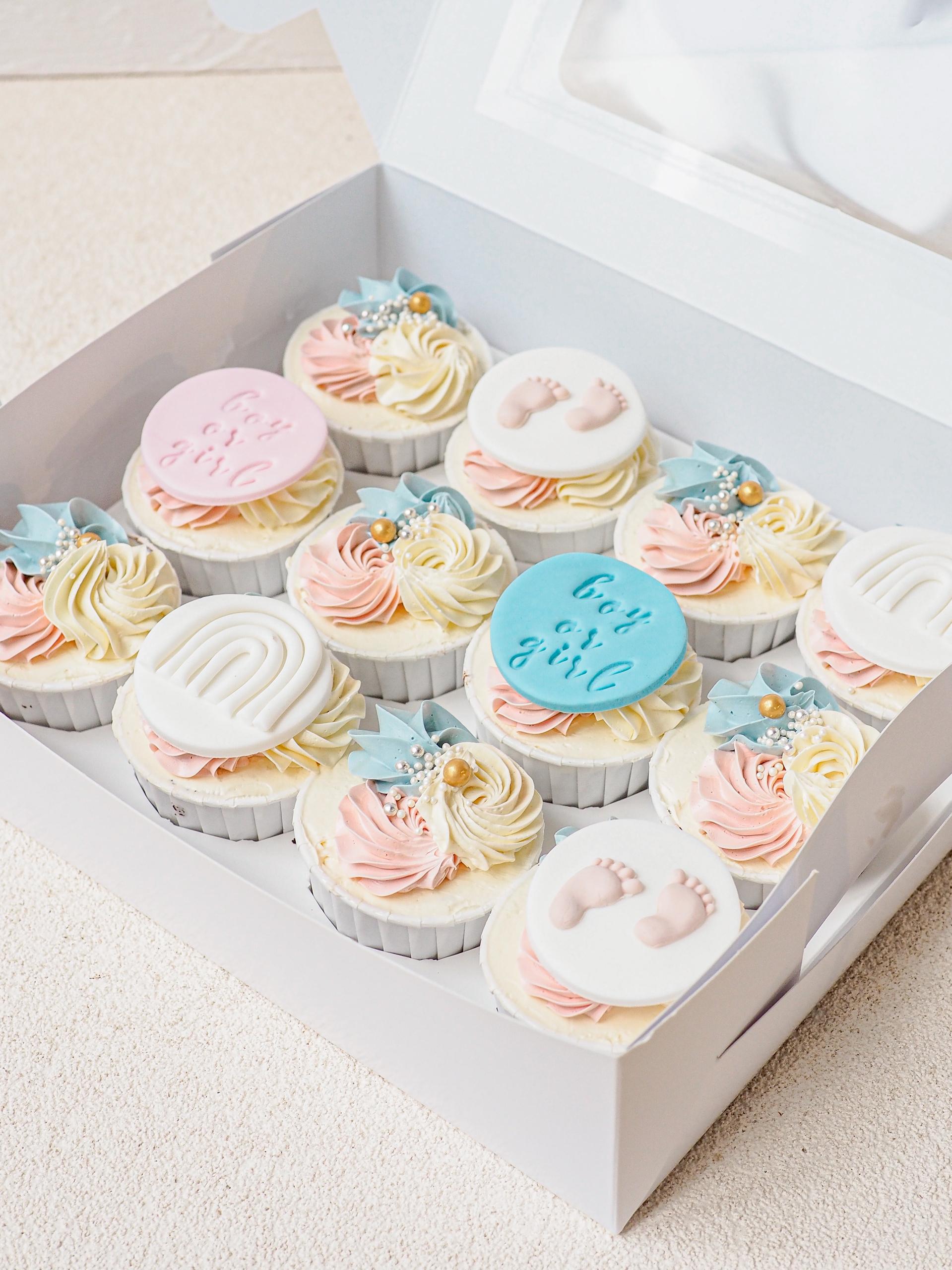 Gender Reveal Cupcakes