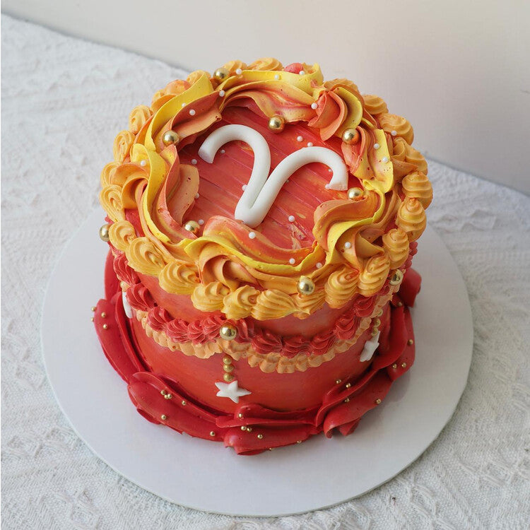 Horoscope Designs | Vintage Piping Cake
