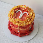 Horoscope Designs | Vintage Piping Cake