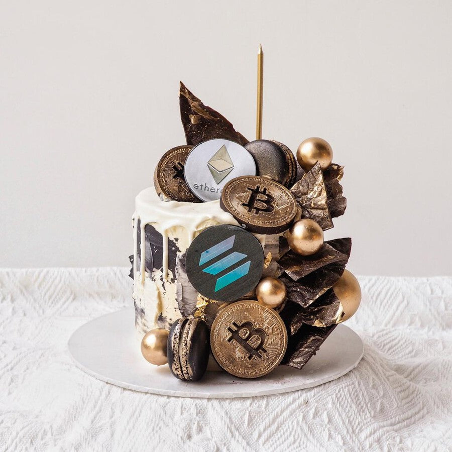 Bit-Cake | Crypto Theme Cake