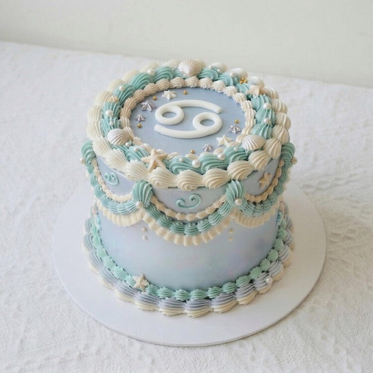 Horoscope Designs | Vintage Piping Cake