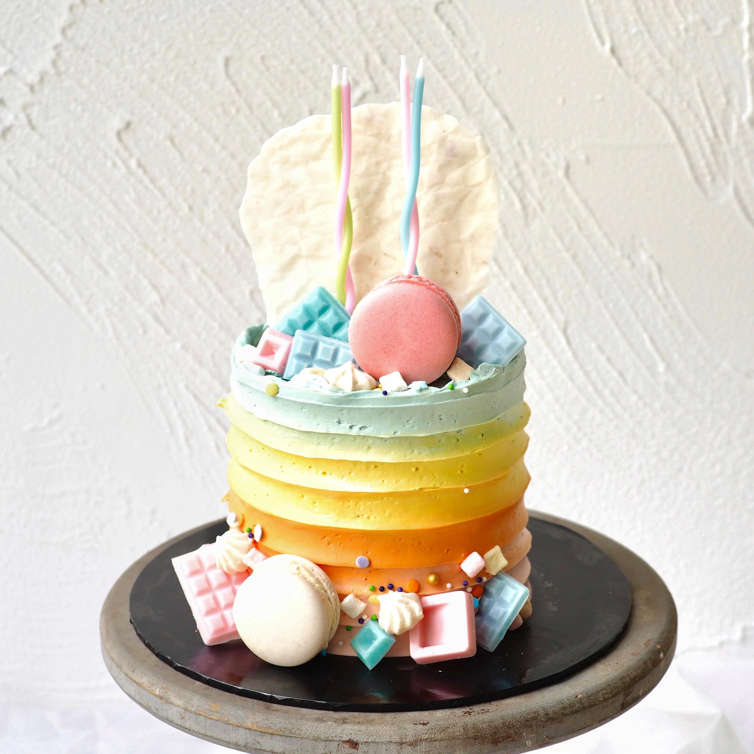 Summertime Cake | Rainbow Kids Birthday Cake