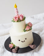 Rosie Bloom Cake | Mini 2 tier Jellycat Cake