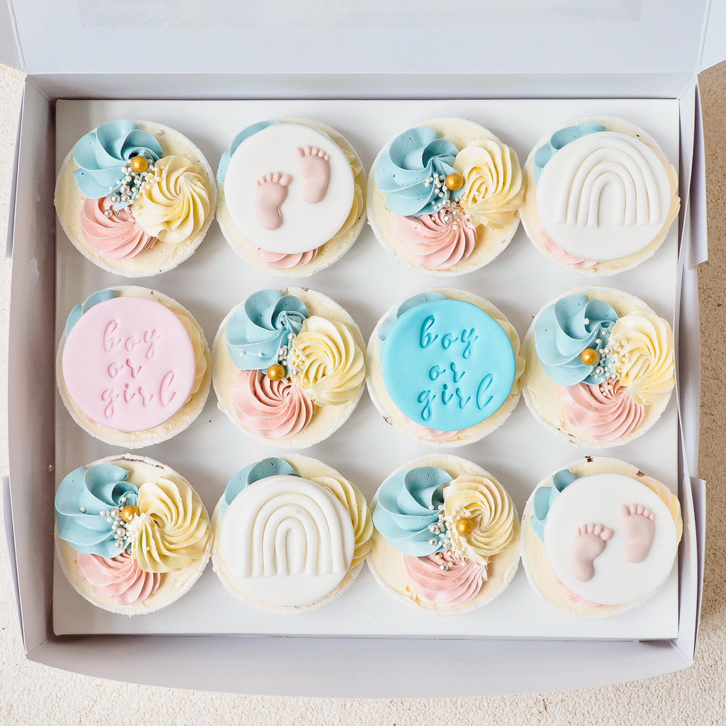 Gender Reveal Cupcakes
