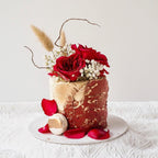 Dakota Cake | Classic Red Rose