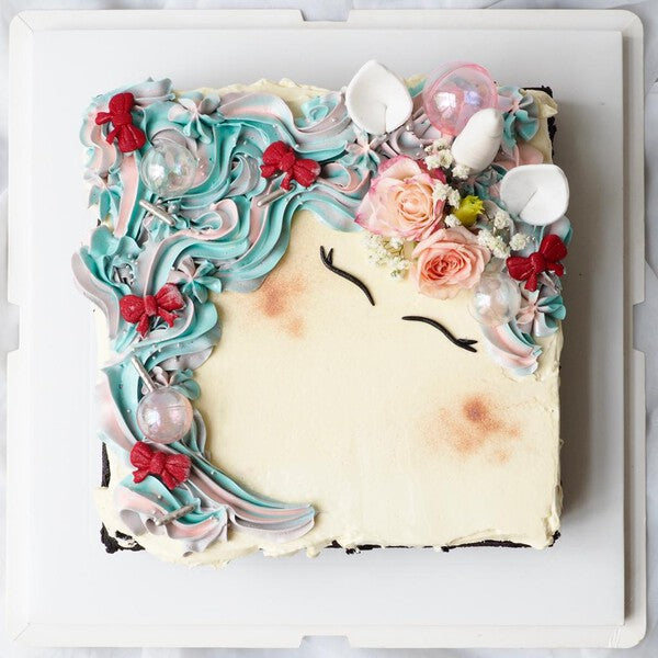 Dreamy Unicorn Square Cake