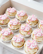 Pink Baby Pram Cupcake Set