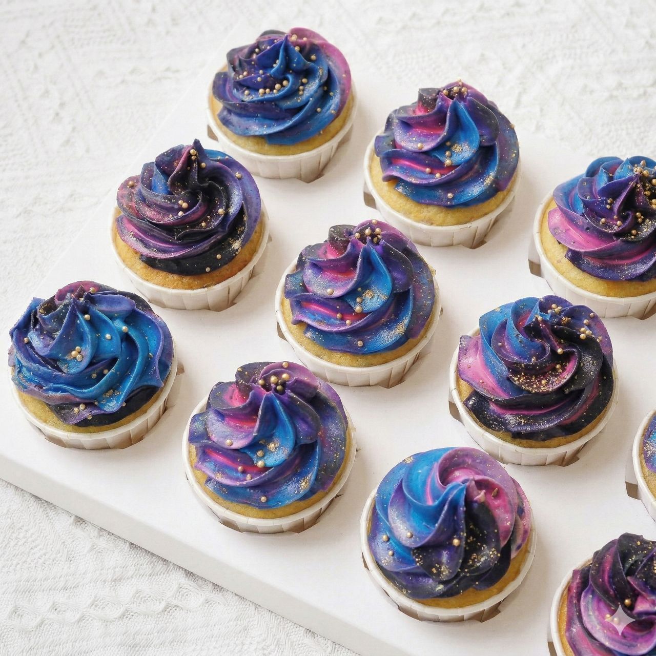 Galaxy Themed Cupcakes