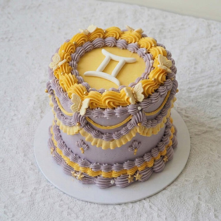 Horoscope Designs | Vintage Piping Cake
