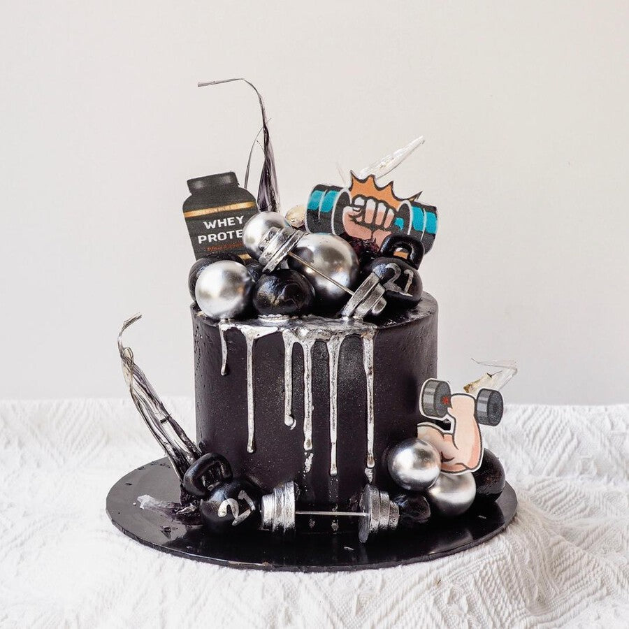 Gym Bros Cake | Gymnasium Bodybuilder