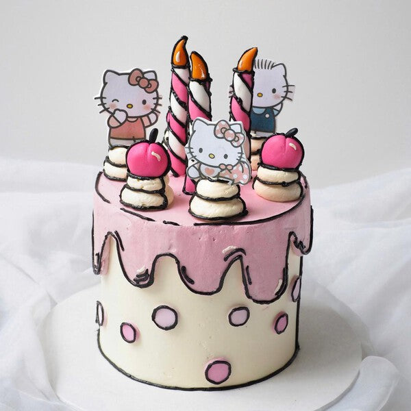 Kitty Sweet Bliss Cake | Cat Theme Birthday Cake