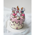 Kitty Sweet Bliss Cake | Cat Theme Birthday Cake
