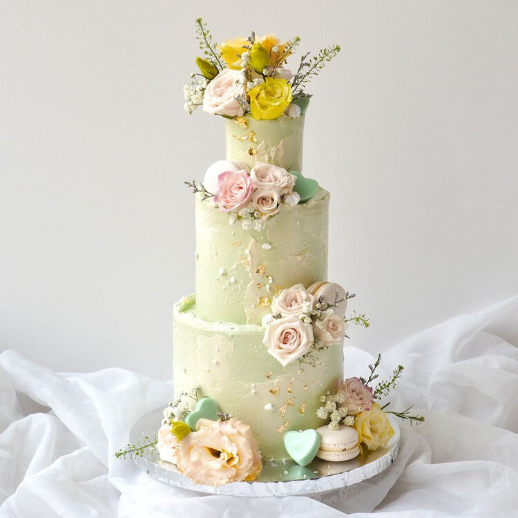 Hyacinth | Mini 3 Tier Floral Cake