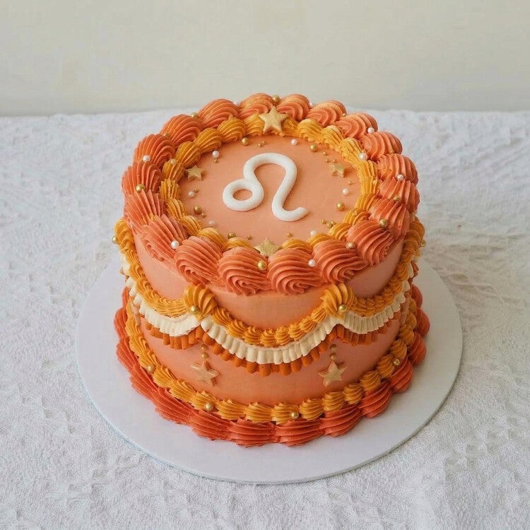 Horoscope Designs | Vintage Piping Cake