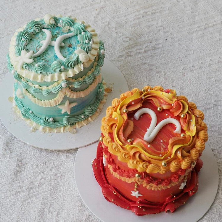 Horoscope Designs | Vintage Piping Cake