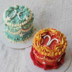 Horoscope Designs | Vintage Piping Cake