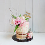 Naked Floral Cake
