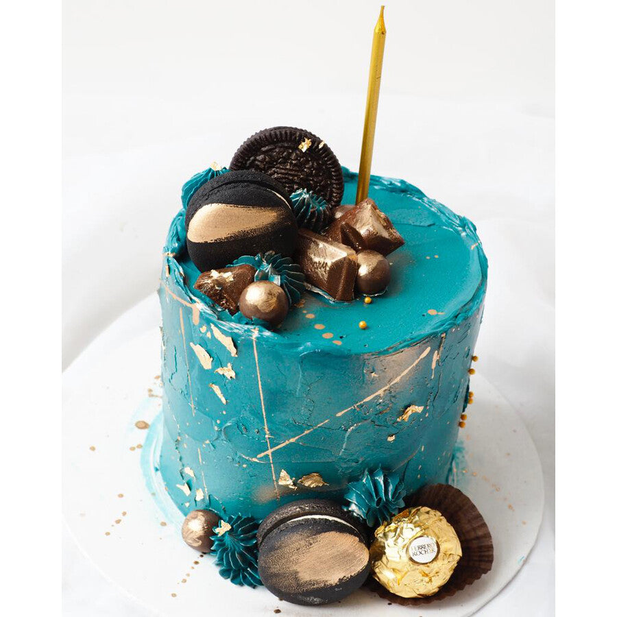 Noah Cake | Blue Chocolate Cake