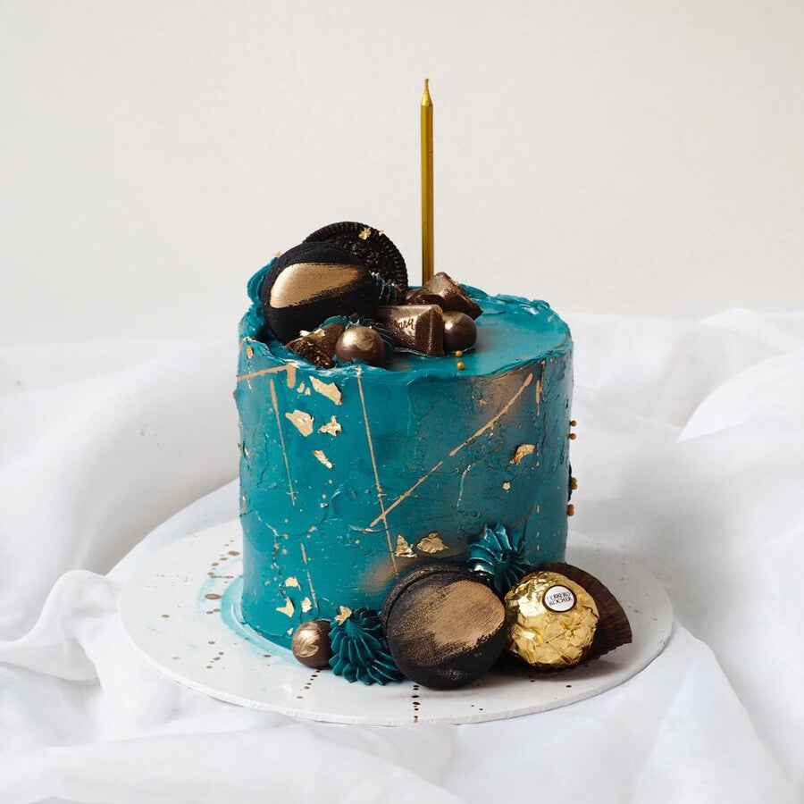 Noah Cake | Blue Chocolate Cake