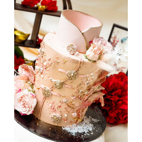 Orient Phoenix Cake | Elegant Cheongsam Cake