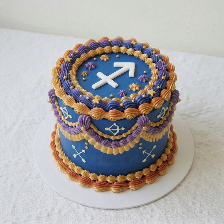 Horoscope Designs | Vintage Piping Cake