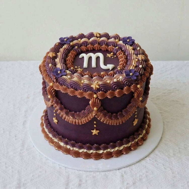 Horoscope Designs | Vintage Piping Cake